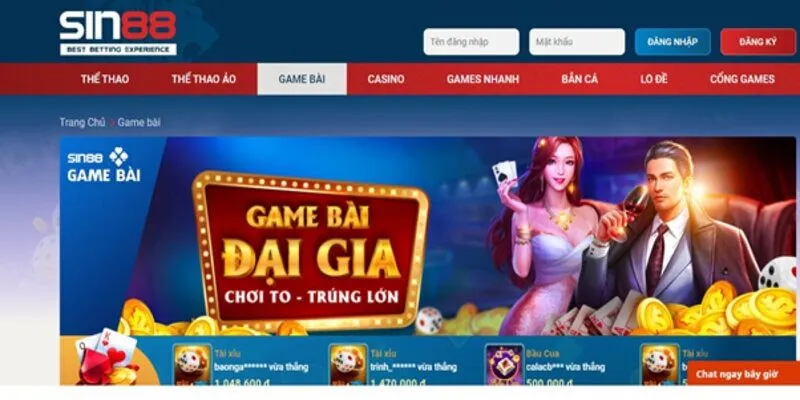 Hướng dẫn tham gia casino tại nhà cái Sin88