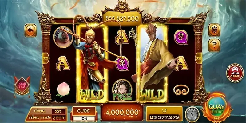 Luật chơi và các tính năng đặc biệt trong game slot Tây du ký