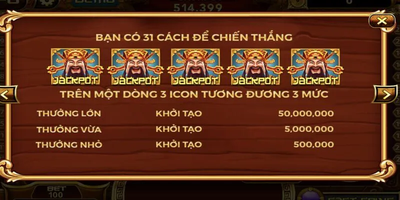 Những điểm đặc biệt thu hút người chơi của game Thần tài