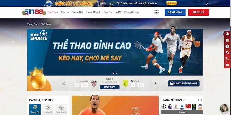 Vì sao nên tham gia cá cược thể thao tại nhà cái Sin88